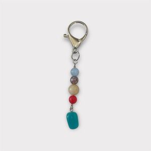 Colorful Beaded Keychain